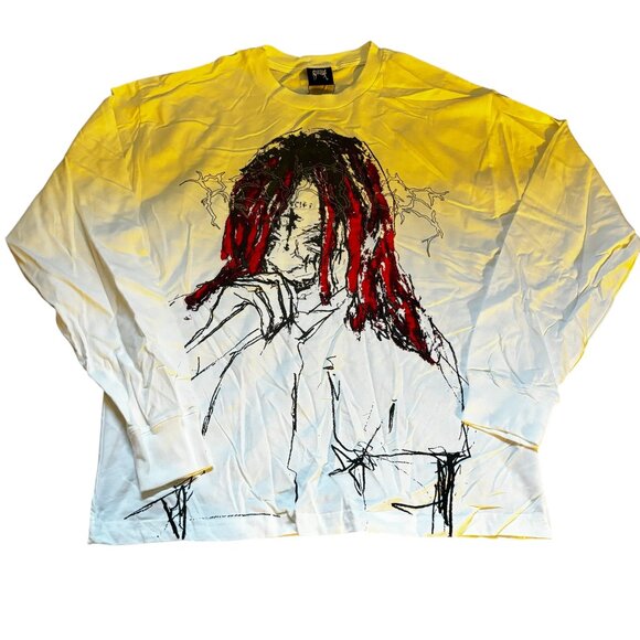 Revenge X Trippie Redd White Lightning L/S Tee - Picture 1 of 6
